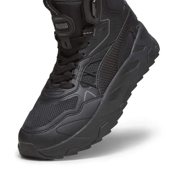 Puma TRINITY MID HYBRID Pánska voľnočasová obuv, čierna, veľkosť 41