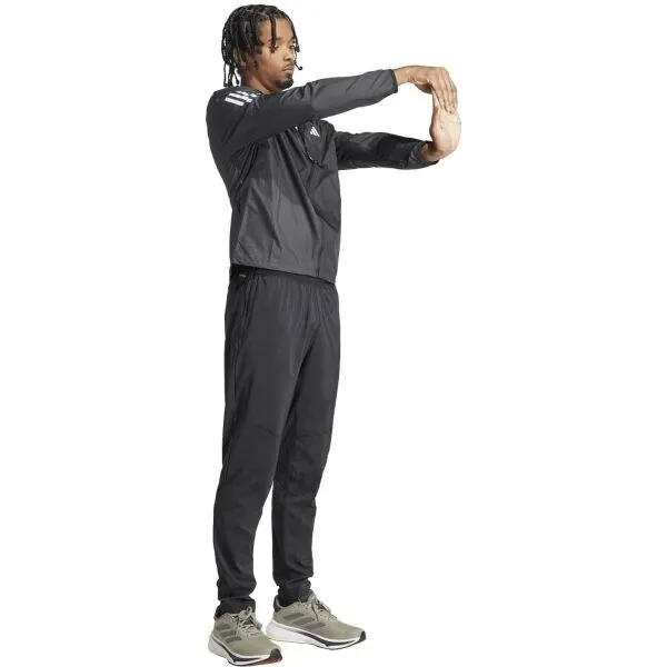 adidas OWN THE RUN PANTS Pánske bežecké tepláky, čierna, veľkosť XXL