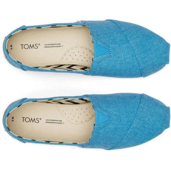 TOMS ALPARGATA Dámske espadrilky, svetlomodrá, veľkosť