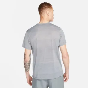 Nike DF MILER BREATHE SS Pánske tričko, sivá, veľkosť