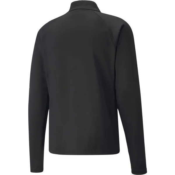 Puma TEAMLIGA 1/4 ZIP TOP Pánska futbalová mikina, čierna, veľkosť