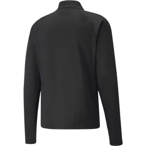 Puma TEAMLIGA 1/4 ZIP TOP Pánska futbalová mikina, čierna, veľkosť