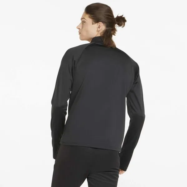 Puma TEAMLIGA 1/4 ZIP TOP Pánska futbalová mikina, čierna, veľkosť