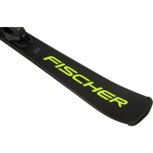Fischer RC4 RACE JR+ FJ4 SLR Detské zjazdové lyže, čierna, veľkosť