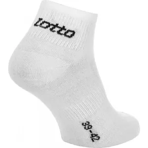 Lotto SPORT SOCK 3P Športové ponožky, biela, veľkosť 35-38