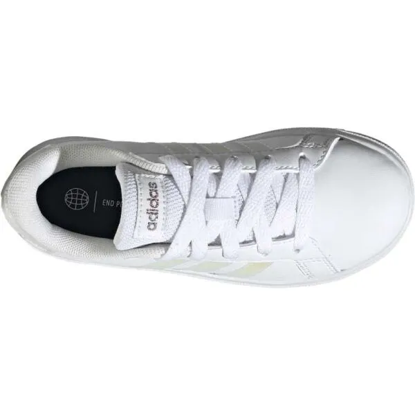 Dievčenská rekreačná obuv ADIDAS Grand Court 2.0 K cloud white iridescent cloud white