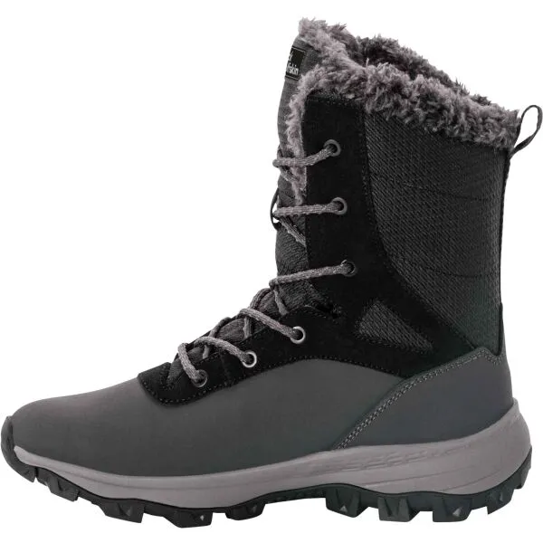 Jack Wolfskin NEVERREST TEXAPORE SNOW HIGH W Dámska zimná obuv, sivá, veľkosť