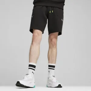 Puma MERCEDES-AMG PETRONAS F1 ESSENTIALS SHORTS Pánske kraťasy, čierna, veľkosť