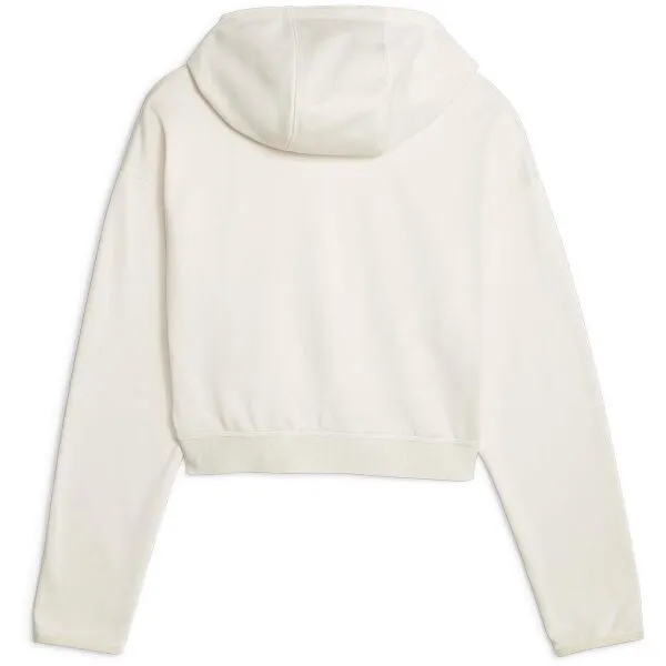 Puma STRONG POWER FLEECE HOODIE Dámska mikina, béžová, veľkosť