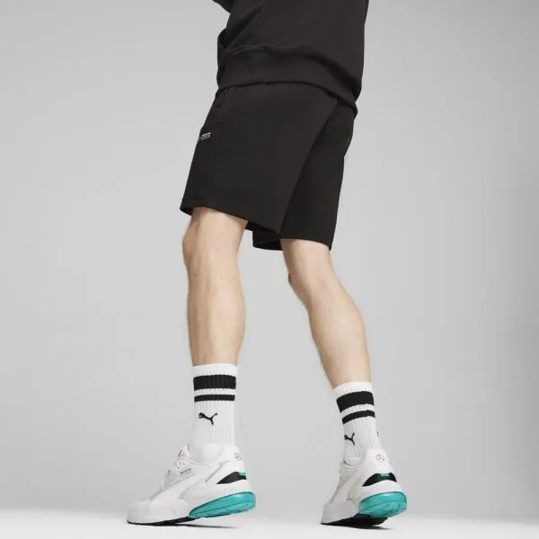 Puma MERCEDES-AMG PETRONAS F1 ESSENTIALS SHORTS Pánske kraťasy, čierna, veľkosť