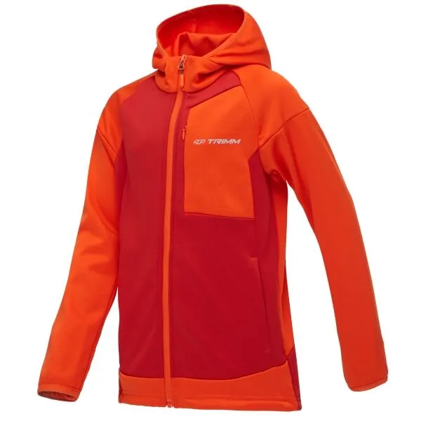 TRIMM BART LADY JR Dievčenská mikina, oranžová, veľkosť