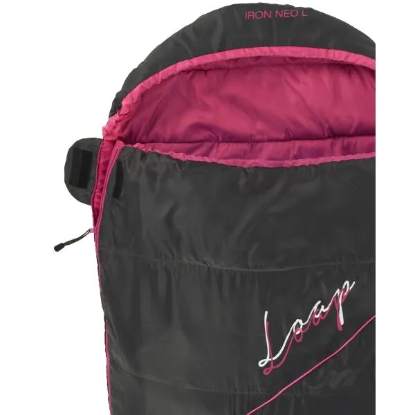 LOAP IRON NEO L Dámsky spací vak, tmavo sivá, veľkosť 195 cm - ľavy zips