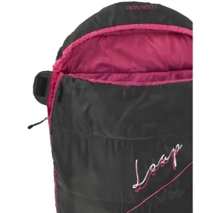 LOAP IRON NEO L Dámsky spací vak, tmavo sivá, veľkosť 195 cm - ľavy zips