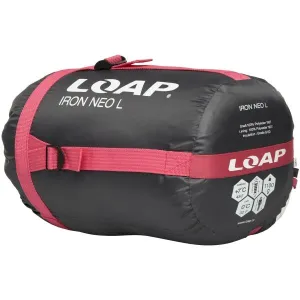 LOAP IRON NEO L Dámsky spací vak, tmavo sivá, veľkosť 195 cm - ľavy zips