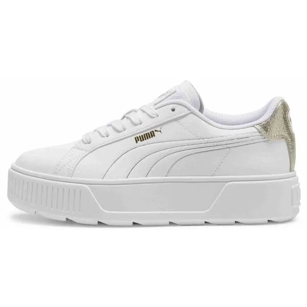 Puma KARMEN METALLIC SHINE Dámske tenisky, biela, veľkosť 39