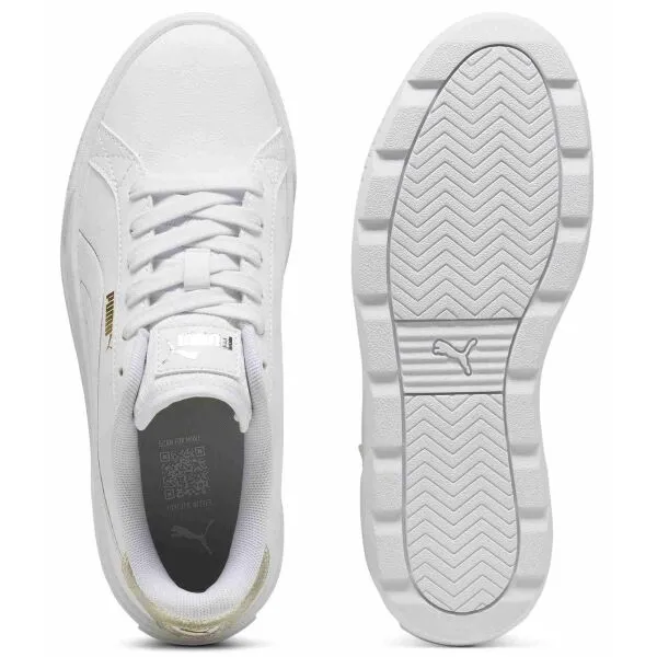 Puma KARMEN METALLIC SHINE Dámske tenisky, biela, veľkosť 39
