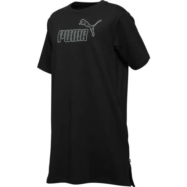 Puma ESSENTIALS LOGO DRESS TR Dámske šaty, čierna, veľkosť