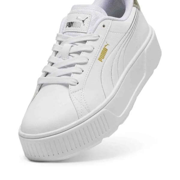 Puma KARMEN METALLIC SHINE Dámske tenisky, biela, veľkosť 39