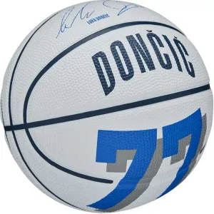 Wilson NBA PLAYER ICON MINI BSKT LUKA 3 Mini basketbalová lopta, biela, veľkosť