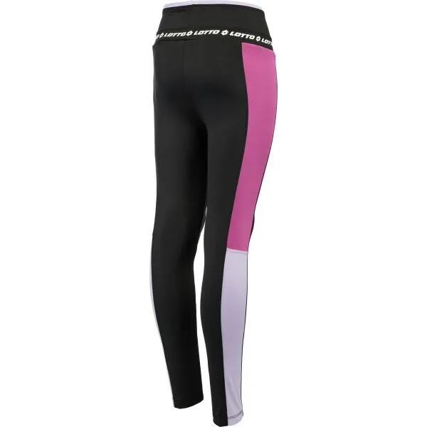 Lotto ZIZI Športové dievčenské legíny, čierna, veľkosť 164-170