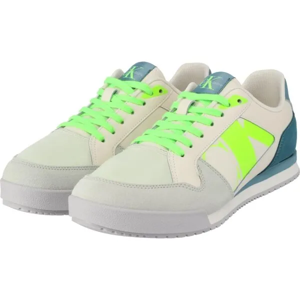 Calvin Klein LOW PROFILE RUNNER MIX Pánska voľnočasová obuv, béžová, veľkosť