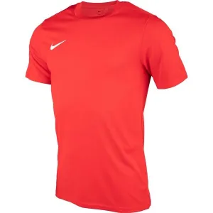 Nike DRI-FIT PARK 7 Pánske športové tričko, červená, veľkosť