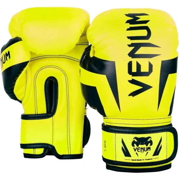 Venum ELITE BOXING GLOVES KIDS - EXCLUSIVE FLUO Detské boxerské rukavice, reflexný neón, veľkosť