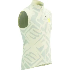 Compressport HURRICANE WINDPROOF VEST M Pánska vetruodolná vesta, svetlo zelená, veľkosť