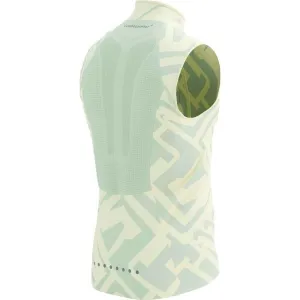 Compressport HURRICANE WINDPROOF VEST M Pánska vetruodolná vesta, svetlo zelená, veľkosť