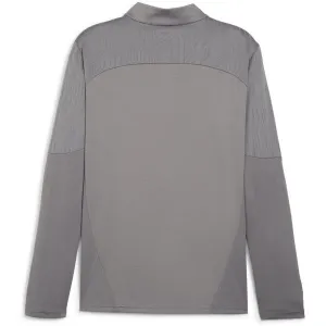 Puma TEAMFINAL TRAINING 1/4 ZIP Pánske futbalové tričko, tmavo sivá, veľkosť