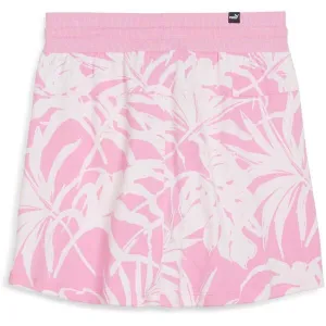 Puma ESSENTIALS + PALM RESORT AOP SKIRT Dámska sukňa, ružová, veľkosť