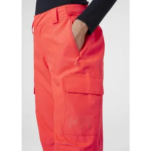 Helly Hansen W SWITCH CARGO INSULATED PANT Dámske lyžiarske nohavice, červená, veľkosť