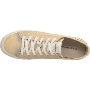 Calvin Klein SKATER VULC LOW LACEUP Pánske tenisky, béžová, veľkosť