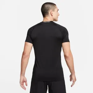 Nike NP DF SLIM TOP SS Pánske tričko, čierna, veľkosť
