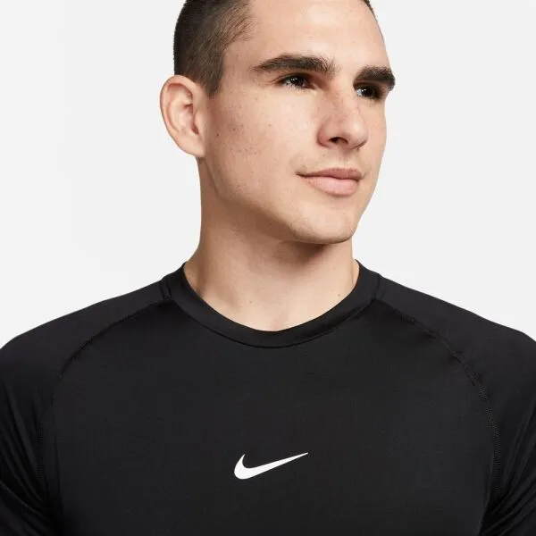 Nike NP DF SLIM TOP SS Pánske tričko, čierna, veľkosť