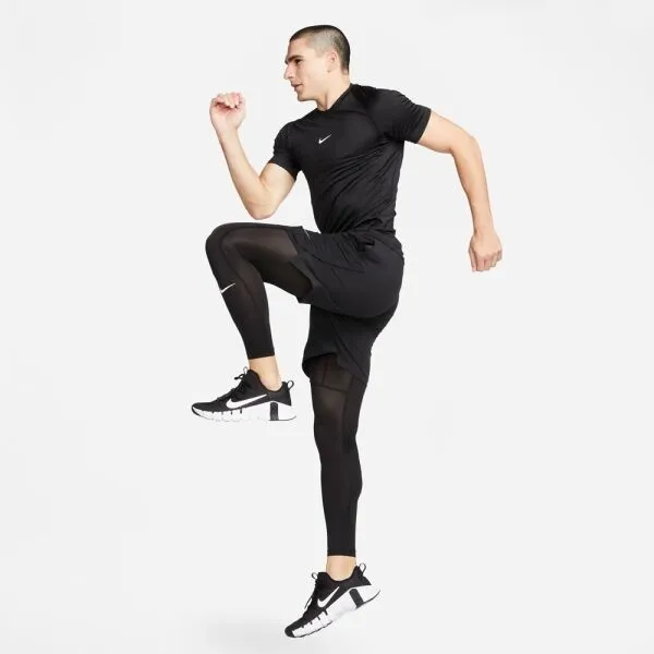 Nike NP DF SLIM TOP SS Pánske tričko, čierna, veľkosť