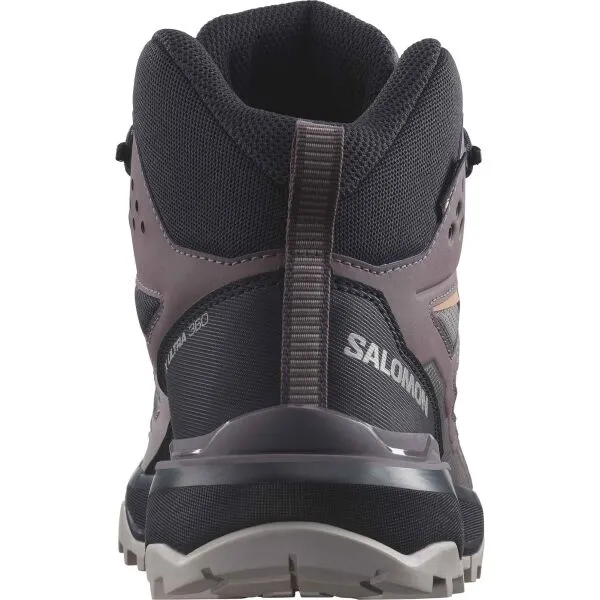 Turistické topánky dámske Salomon X Ultra 360 Mid GTX - plum/phantom/cork