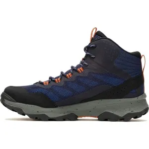 Merrell SPEED STRIKE MID GTX Pánska outdoorová obuv, tmavo modrá, veľkosť 42