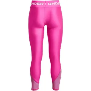 Under Armour ARMOUR LEGGINS Dievčenské legíny, ružová, veľkosť XL