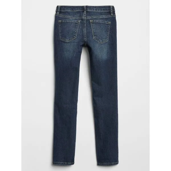 Džínsy GAP Skinny Modrá