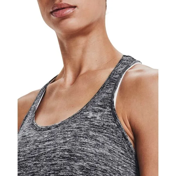 Under Armour TECH TANK Dámske tielko, tmavo sivá, veľkosť