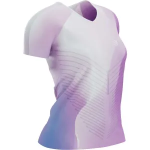 Bežecké tričko dámske Compressport Performance S/S T-Shirt - lilac