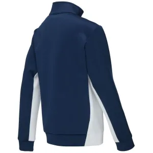 Lotto SQUADRA III FULL-ZIP TOP Chlapčenská športová mikina, modrá, veľkosť