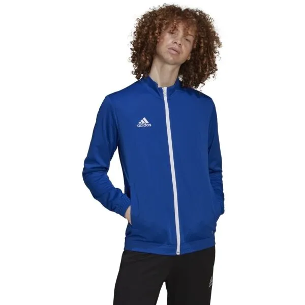 adidas ENT22 TK JKT Pánska futbalová mikina, modrá, veľkosť XXL