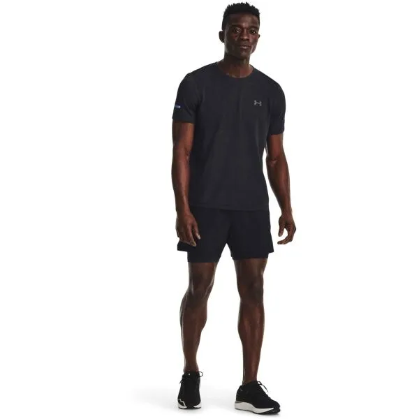Under Armour SEAMLESS STRIDE Pánske tričko, čierna, veľkosť S