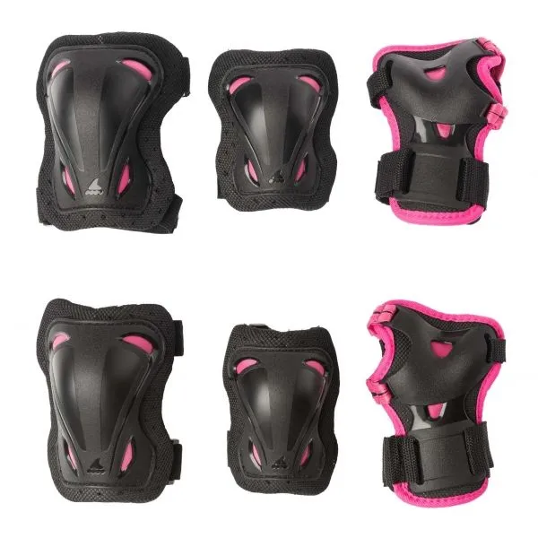 Rollerblade SKATE GEAR JUNIOR 3 PACK Set in-line detských chráničov, čierna, veľkosť
