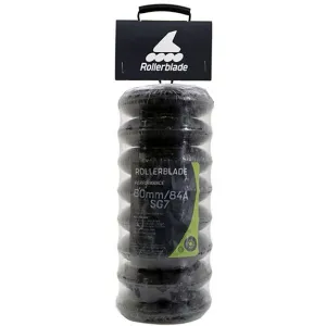 Rollerblade 80MM/SG7 WHEEL/BEARING XT (8PCS) Inline kolieska, sivá, veľkosť
