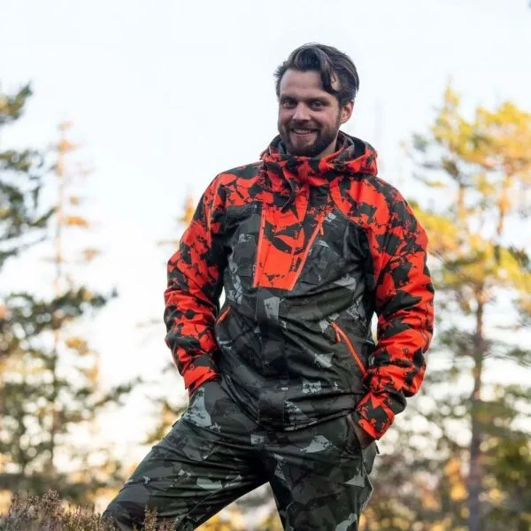 Bergans HOGNA CAMO V2 2L Pánska lovecká bunda, mix, veľkosť