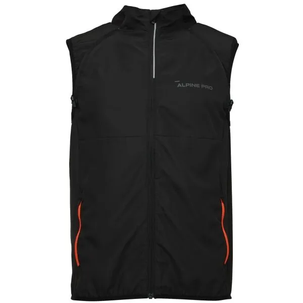 ALPINE PRO DEREG Pánska outdoorová bunda, čierna, veľkosť