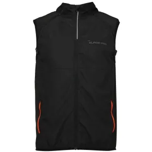 ALPINE PRO DEREG Pánska outdoorová bunda, čierna, veľkosť